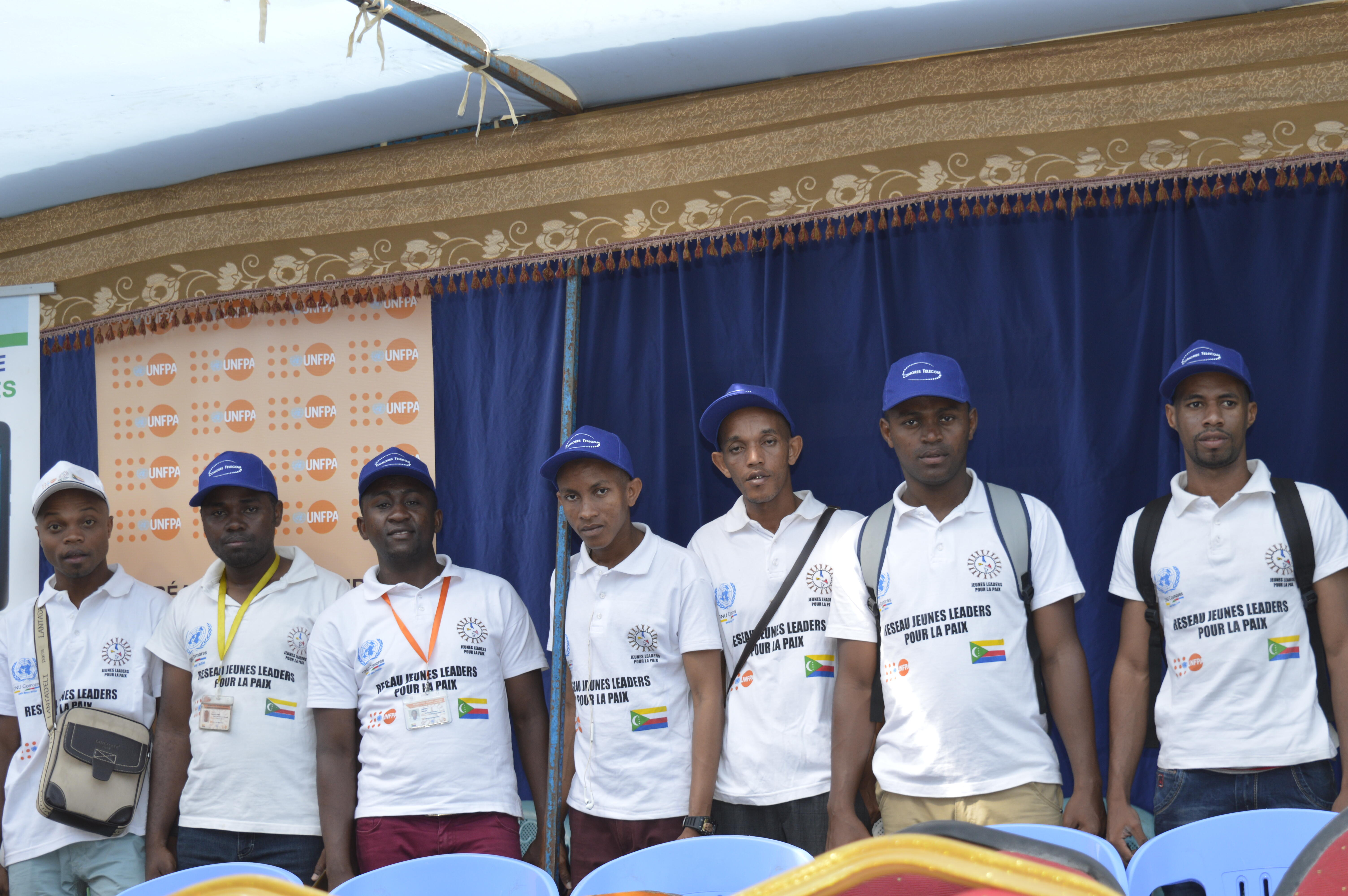 Les Jeunes Leaders pour la Paix à la cérémonie de la journée internationale de la paix