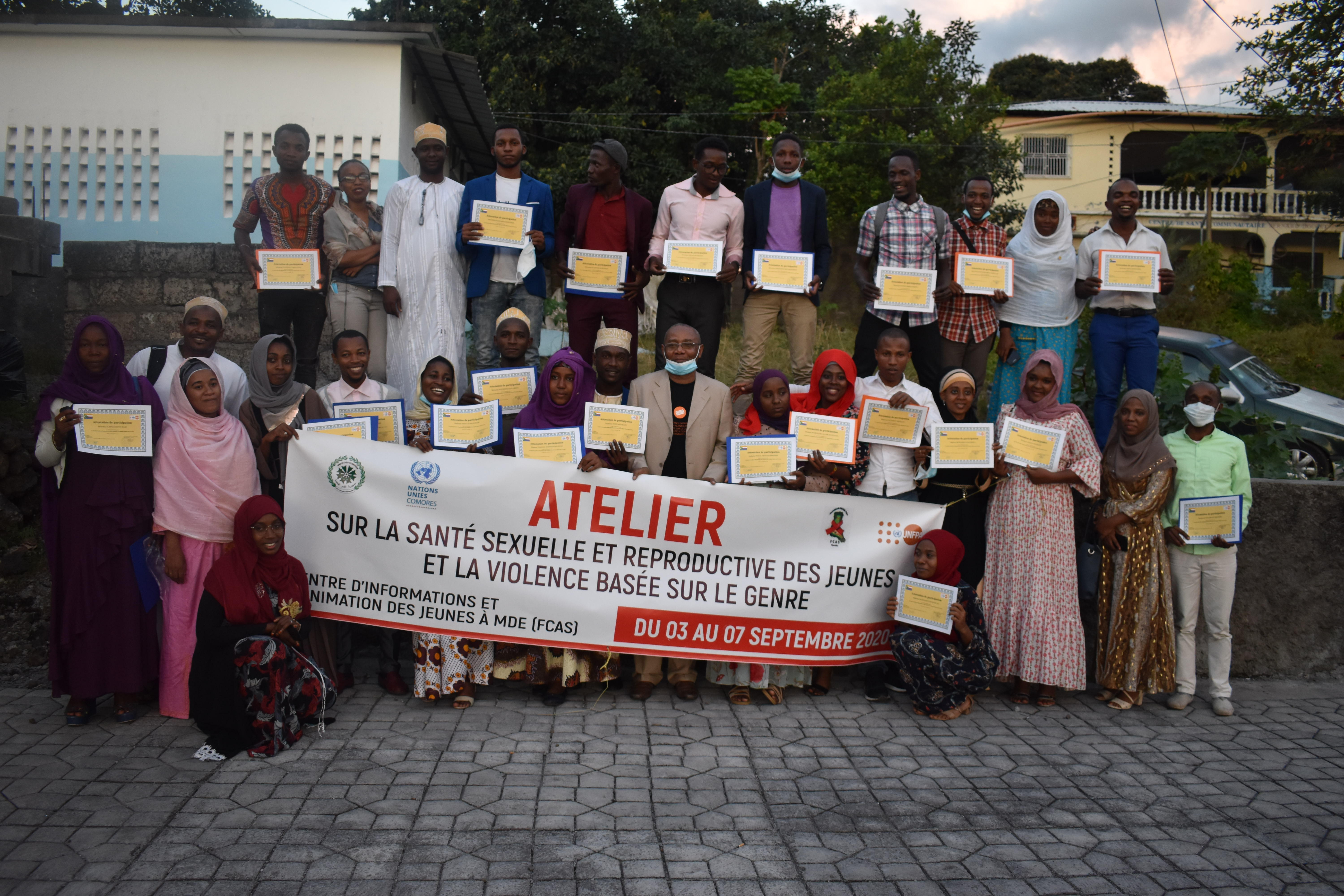 Les participants à l'atelier