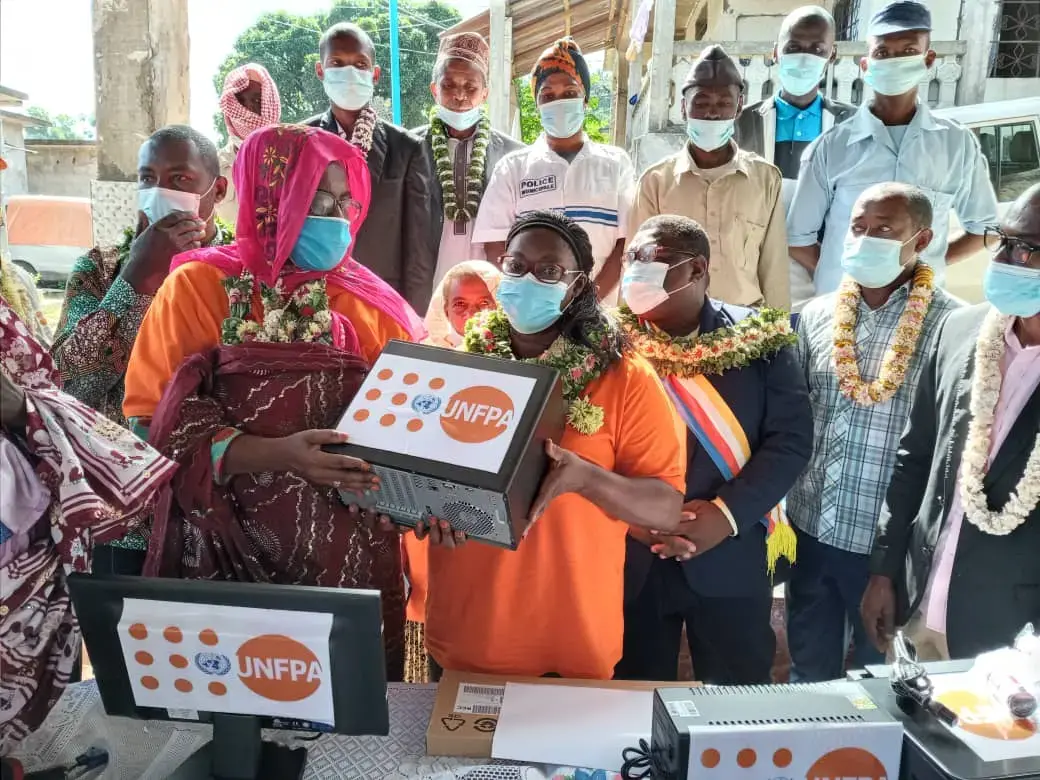 VBG : L’UNFPA remet de matériels informatiques et de mobiliers aux comités de veille de Mohéli et d'Anjouan