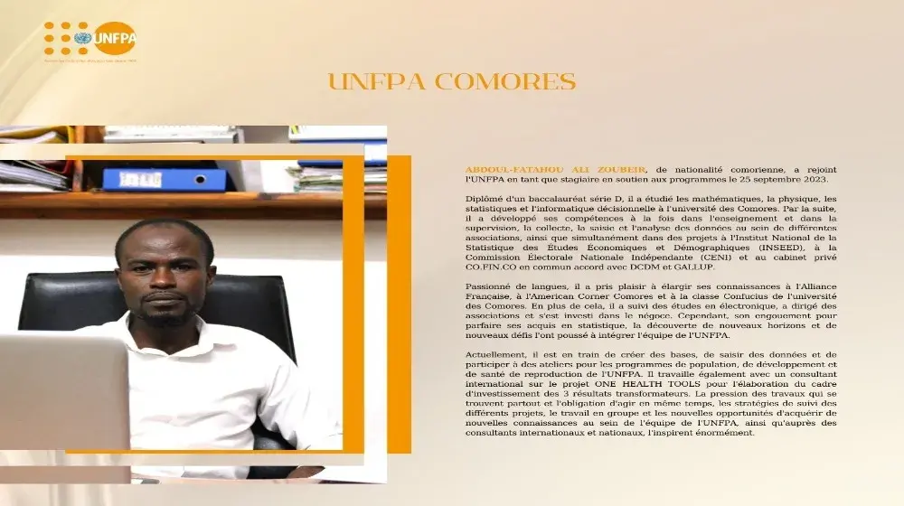 Programme de Stage au Bureau UNFPA Comores